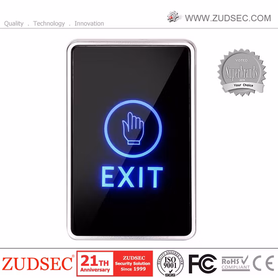 Touchscreen-Türöffner-Ausgangstaste mit LED-Licht