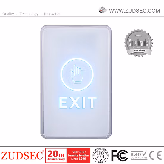 Touchscreen-Türöffnertaste für die Zugangskontrolle